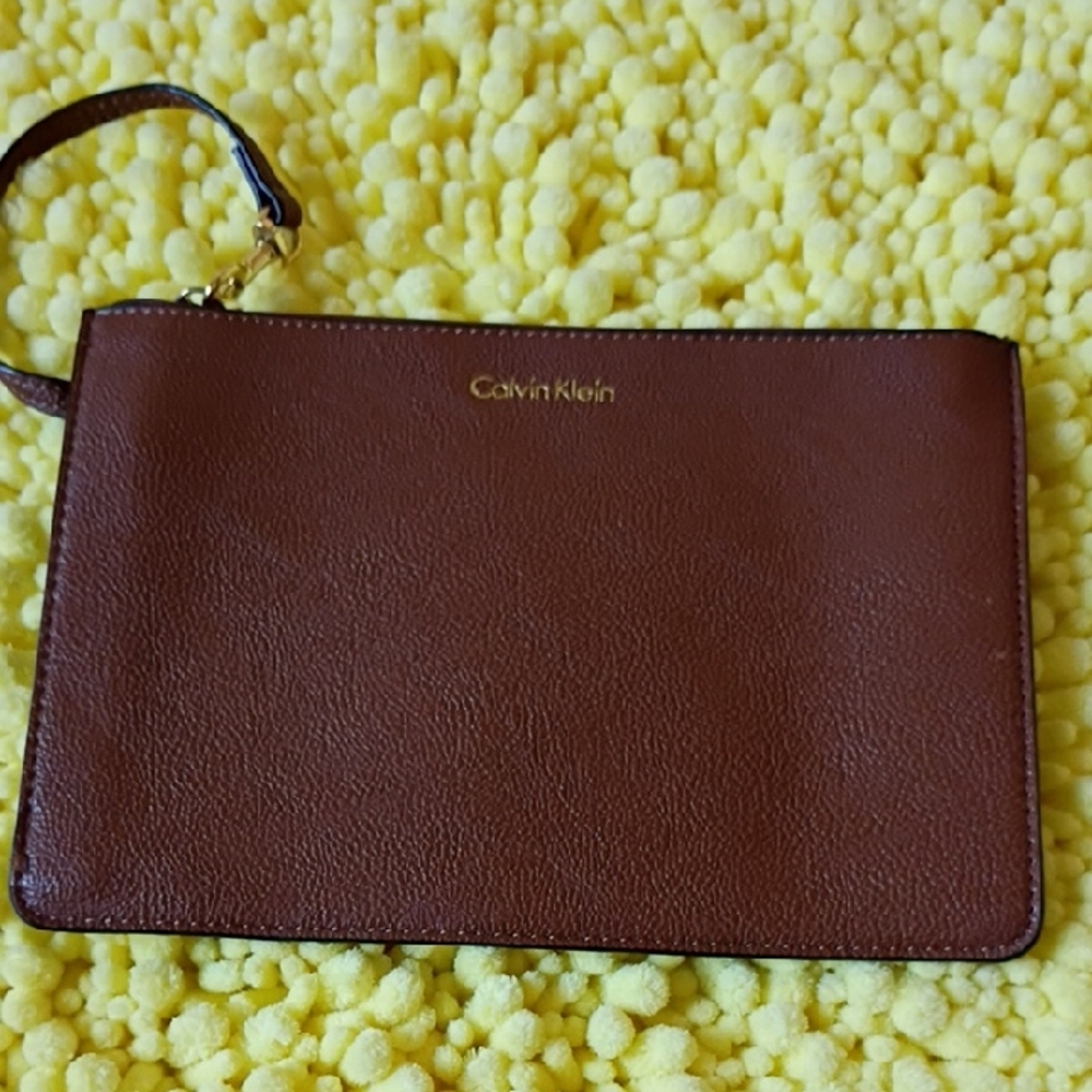 Calvin Klein Rich Brown Clutch